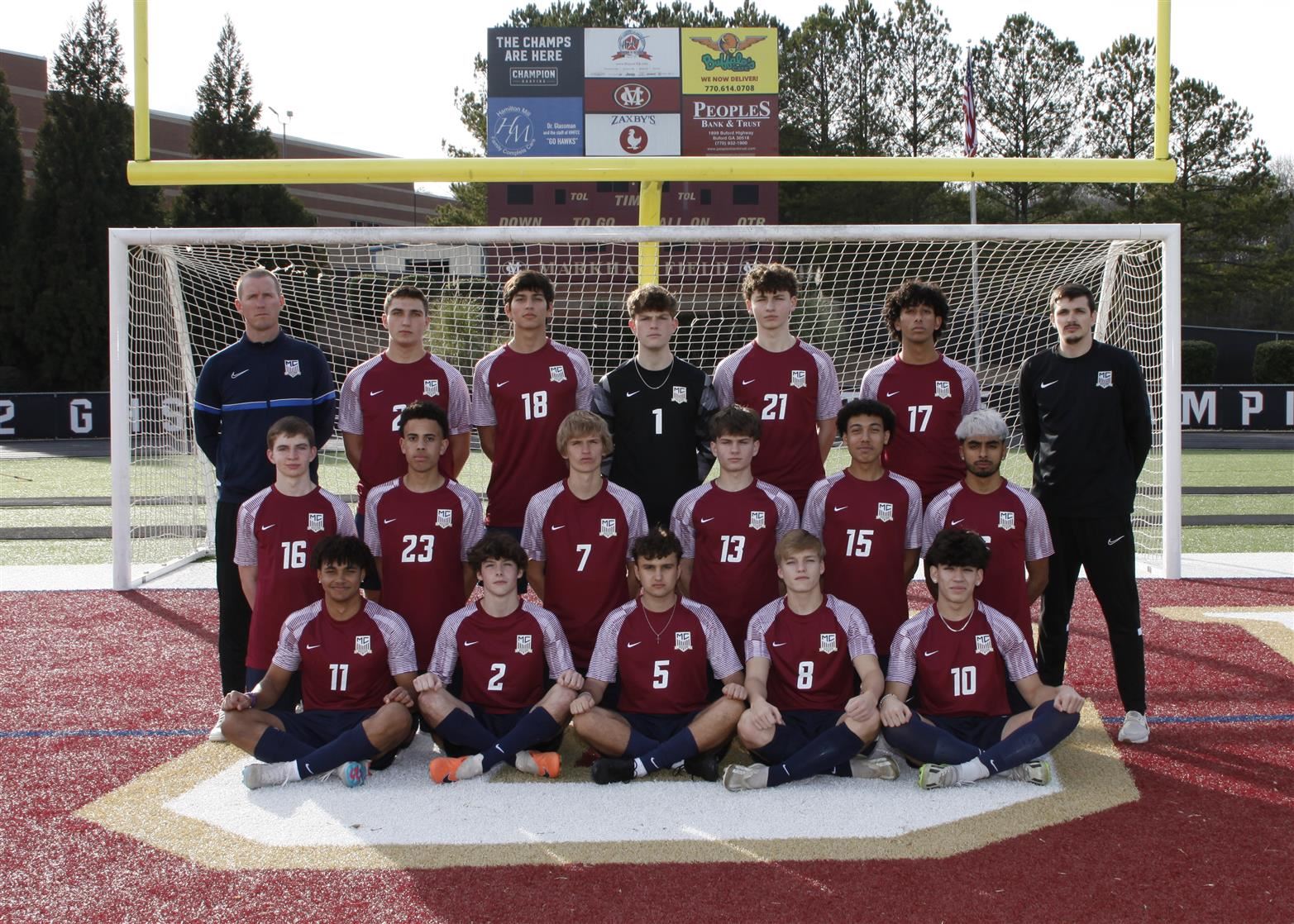 varsity boys soccer